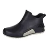 Zapatos impermeables para hombre y mujer, botas de lluvia de caña corta, estilo coreano para pareja, botas de lluvia antideslizantes resistentes al desgaste, botas de agua, zapatos de goma, transfronterizos, combinan con todo