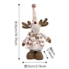 Muñeca Navideña Rosa Nueva Lentejuela Muñeco de Nieve Navideño Retráctil Decoración Navideña Exhibición de Ventana