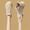 Bestseller de Douyin Zapatos de Papá para Mujer Otoño/Invierno 2026 Nuevos Versátiles Cómodos Que No Cansan los Pies Con Cordones de Caña Alta Zapatos Deportivos Casuales