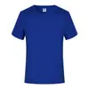 Camiseta de modal lisa para transferencia de calor al por mayor, cuello redondo, camiseta publicitaria de manga corta, camiseta DIY para graduación, clase, impresión de logo