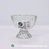 Copo de Vela de Aromaterapia Personalizado Copo de Vidro Transparente Recipiente para Vela DIY Suporte de Vela para Sorvete em Casa Estilo Retrô Europeu
