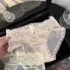 Ventas Directas de Fábrica Superventas Transfronterizo Ropa Interior Femenina Francesa Sexy Encaje Puro Deseo Tanga sin Costuras con Lazo de Cintura Baja