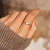 Anillo de Cruz con Letra X de Venta Caliente Transfronterizo para Mujer, Anillo Sencillo y de Moda para Dedo Índice Estilo Ins Europeo y Americano Diseño de Nicho Al por Mayor