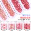 Nail art glitter lantejoulas glitter pó gradiente conjunto azul roxo 123mm misto esmalte joias material gota de cola