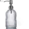 Botella de champú, embotelladora de agua, tipo prensa, para jabón corporal, emulsión, jabón de manos, ligera, de lujo, con diamantes, de gran capacidad, portátil, vacía.