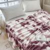 Manta Gruesa Cálida con Estampado Degradado de Agua de Terciopelo Dorado de Fábrica Manta para Siesta en Sofá con Aire Acondicionado Manta de Dormitorio