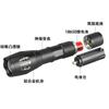 Linterna T6 telescópica con zoom de aleación de aluminio, impermeable, para exteriores, running nocturno, ciclismo, patrulla, reflector, venta al por mayor
