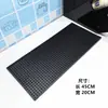 Tapete Antiderrapante para Bar de Chá com Leite Tapete para Bar de Café Tapete Retangular Drenante para Cozinha Porta-Copos de Vinho Ktv Porta-Copos de Borracha para Chá