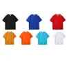 Camiseta Infantil Algodão Puro DIY Pintada à Mão Cor Lisa Publicidade Camisa Cultural Alunos do Ensino Fundamental Jardim de Infância Manga Curta Uniforme de Turma Logo Personalizado