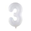 Globo digital de 32 pulgadas, color blanco leche, caramelo, dorado, plateado y blanco, para decoración de fiestas de cumpleaños, de aluminio digital.