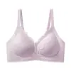 Sutiã de renda macio sem costura, fino e confortável, com bojos fixos e efeito push-up, lingerie cor de base