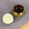 Latas de Chá Seladas com Mudança de Forno Yanshan Beleza Maquiagem Frasco de Pó Perfumado Dividido Mini Pequeno Creme Batom Caixa de Pó Rouge