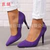 Justi Export Talla Grande Zapatos de Moda para Mujer Wish Amazon Moda Fiesta Tacones Altos Zapatos para Mujer Transfronterizos