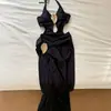 Elegante nuevo conjunto de una pieza largo color oro champán con abertura, traje de baño bikini de dos piezas, sexy para vacaciones en aguas termales