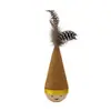 Juguete de gato Roly-poly palo para provocar al gato morder arañar roer autoentretenimiento aliviar el aburrimiento pluma consumir juguete para gato suministros para mascotas