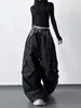 2025 Nuevo Diseño Otoño Nicho Cintura Elástica Cordón Pantalones Cargo Casuales Retro Americano