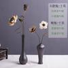 Pequeno vaso de cerâmica ornamentos Jingdezhen Zen decoração desktop flores secas simples chinês sala estar arranjo de flores retro flor ware