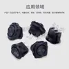 Interruptor de Botão Redondo Yongxing de Xangai KCD8-B1 KCD8-11 6A 2 Pinos 2 Posições Fivela Preta
