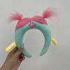 Ins super fofa tiara boneca dopamina celebridade da internet grampo de cabelo para lavar o rosto fofo engraçado boneca cabelo frito Diy tiara trança