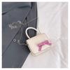 Bolsos para Mujer 2025 Nuevo Creativo Lazo Color Contrastante Mini Bolso Cuadrado Bolso Cruzado para Chica Dulce Bolso para Lápiz Labial para Mujer