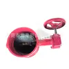 Válvula borboleta com ranhura manual Aubayin turbina D381X-16Q válvula borboleta tipo wafer ferro fundido vedação macia válvula de incêndio