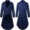 Ropa Nueva para Hombre 2024 Chaqueta Gótica Esmoquin de Vapor Abrigo Era Victoriana Ropa de Performance