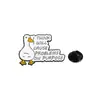 Broche Serie Pato de Dibujos Animados Insignia de Pato Ropa Bolsa Estuche para Lápices Broche de Pato Lindo Estilo Japonés En Stock Transfronterizo