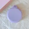 Color Macarrón Plegable Bolsa de Aire Peine Peine Masajeador Espejo Integrado Portátil Mini Peine de Cojín de Aire Peine Pequeño para Niñas