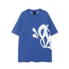 Transfronterizo Daifa SynaWord Calle Principal Hip Hop Estampado en Espuma Manga Corta Pantalones Cortos Traje Casual Hombre Hip Hop Americano Camiseta