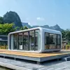 Cápsula Espacial Móvil Rongjie Casa Móvil Pod de Manzana Oficina Hotel al Aire Libre Cápsula Espacial Habitable Hecha a Medida Casa de Huéspedes