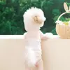 Ropa Transpirable de Cuatro Patas que Cubre el Vientre Anti-Caída para Perros Pequeños Gatos Mascotas Ropa para Mascotas Venta al por Mayor