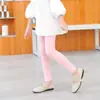 Leggings de primavera e outono para meninas, meias-calças de bebê para crianças 95% algodão slim-fit calças externas infantis fabricantes atacado