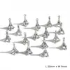 Aleación Electrochapado Plata Antigua Luna Estrella de Mar Torre Eiffel Accesorios DIY Accesorios Hechos a Mano Colgante de Collar Joyería Al Por Mayor