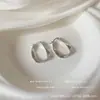 Nuevos Pendientes Mobius Estilo Hong Kong 2025, Pendientes Elegantes y de Alta Gama, Pendientes de Aro Redondo Geométricos Simples Lisos