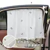 Novas Cortinas de Carro de Verão, Proteção Solar e Isolamento Térmico, Protetores Solares para Carro, Fofas Cortinas Solares de Algodão com Desenhos Animados, Cortinas Laterais