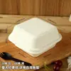 Palillo Rojo Sólido Caja de Empaque Ganlu Pinza para Yogur de Frutas Postre Caja de Empaque Transparente Desechable Caja Bento