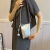 Bolso Pequeño Láser de Moda para Mujer 2024 Nuevo Simple Casual Bolso para Teléfono Móvil Estilo Coreano Estilo Occidental Hombro Cruzado Bolso Casual