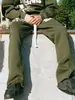 Moletom Y2K Novo Transfronteiriço Masculino e Feminino Estampa de Letras Hip-Hop Calças Casuais de Rua Soltas Conjunto de Moda