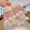 Guantes de invierno para niños halter niña pequeña todo incluido dedo 2023 nuevo bebé dedo niña forro polar grueso cálido