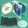 Bandeja de DVD PS Alta Transparencia Disco de CD Transparente VCD Bandeja Interior Cuadrada Almacenamiento de Discos Múltiples Caja de DVD Caja de Discos
