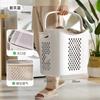Cesta de Ropa Sucia Grande Multicapa para el Hogar Cesta de Almacenamiento Cesta de Ropa Sucia Cesta de Lavandería para Baño Estante de Almacenamiento de Plástico para Baño
