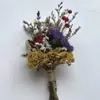 Mini Ramo de Flores Secas Decoración de Regalo Navideño Flor Eterna Recuerdo Ramo Pequeño Fresco Fabricante de Yunnan Venta al por Mayor