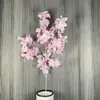 Flor Artificial de Boda para Techo Salón de Bodas Princesa Decoración Suave Decoración de Arreglo Floral Guía de Camino Flor Artificial Copo de Nieve Individual