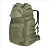 Mochila táctica de deportes al aire libre en stock, camuflaje, impermeable, bolsa grande para montañismo, mochila de 50L