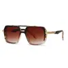 Gafas de Aviador Estilo Nuevo para Hombre y Mujer, Gafas de Sol Cuadradas Retro con Doble Puente, En Stock Transfronterizo 62016