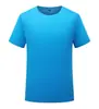 Camiseta de Algodão Neozelandês de Ponto Aberto com Gola Redonda (180g) de Contagem 28 para Adultos, Unissex, Atacado e Estampável