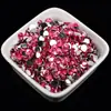 4mm 1000 piezas diamantes de imitación de vidrio de resina con base plana 14 facetas kit de material para decoración de funda de teléfono con diamantes de imitación DIY accesorios de belleza