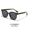 Gafas de sol de moda con montura grande y patillas planas, aspecto liso, adelgazantes, protección UV, para conducir y andar en bicicleta