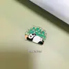 Insignia de Pin Metálica de Panda de Sichuan Lindo Bambú Verde Sandía Broche para Ropa de Panda Premio Estudiantil Decoración para Mochila Escolar