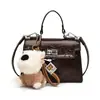 Bolsa de Nicho Moda Coreana Feminina 2025 Nova Bolsa de Ombro Transversal Estilo Coreano Ins Bolsa Carteiro Bolsa Kelly